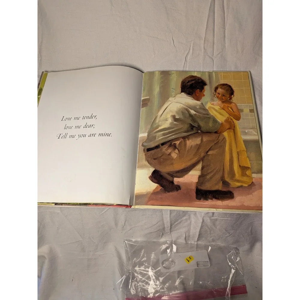 Elvis Presley Love Me Tender Childrens Book Hardcover Tom Browning CD Included